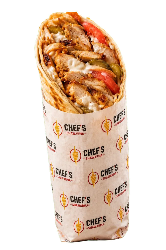 Chicken shawarma wrap